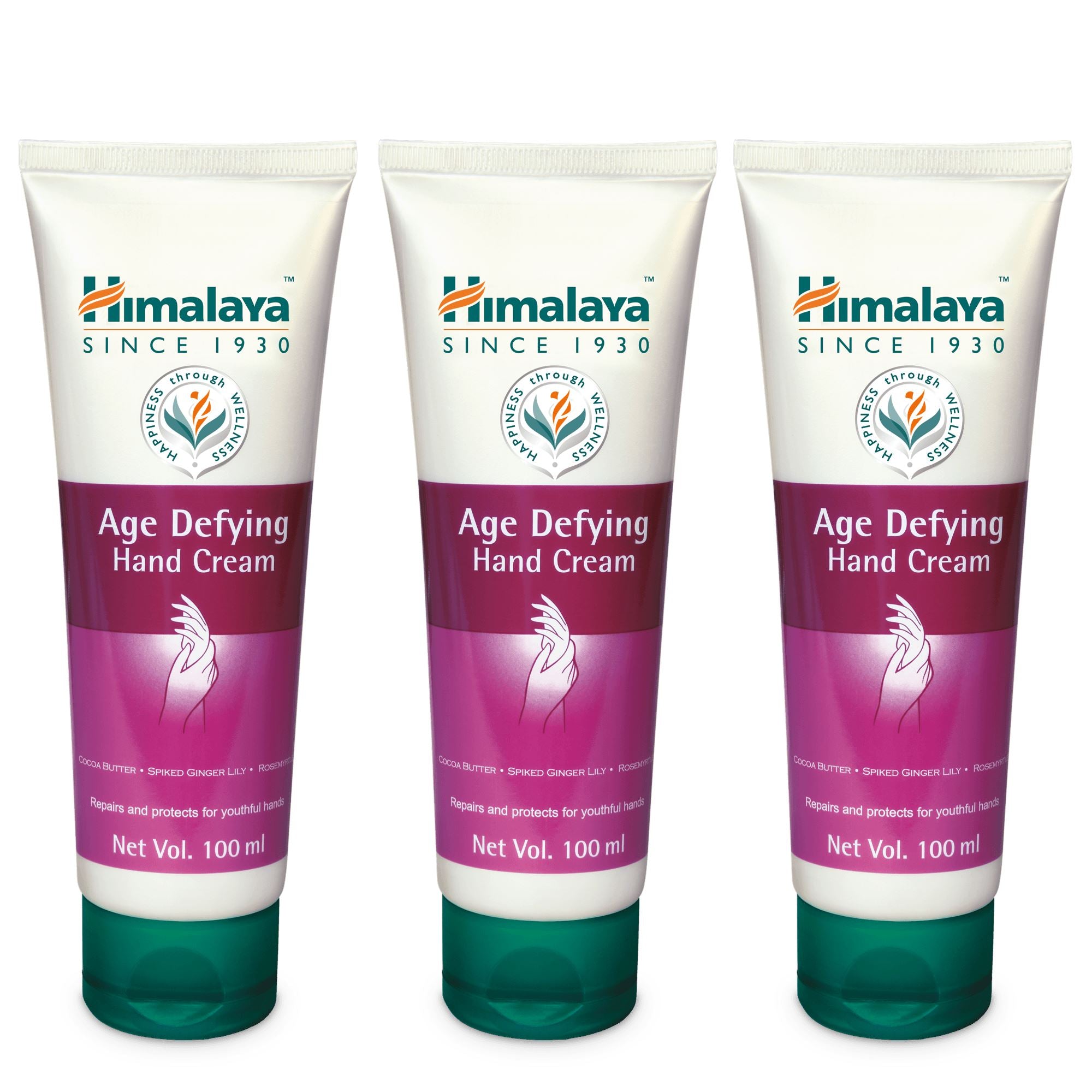 Hiamlaya Age Defying Hand Cream 100ml (Pack of 3) - Repairs and protects for youthful hands