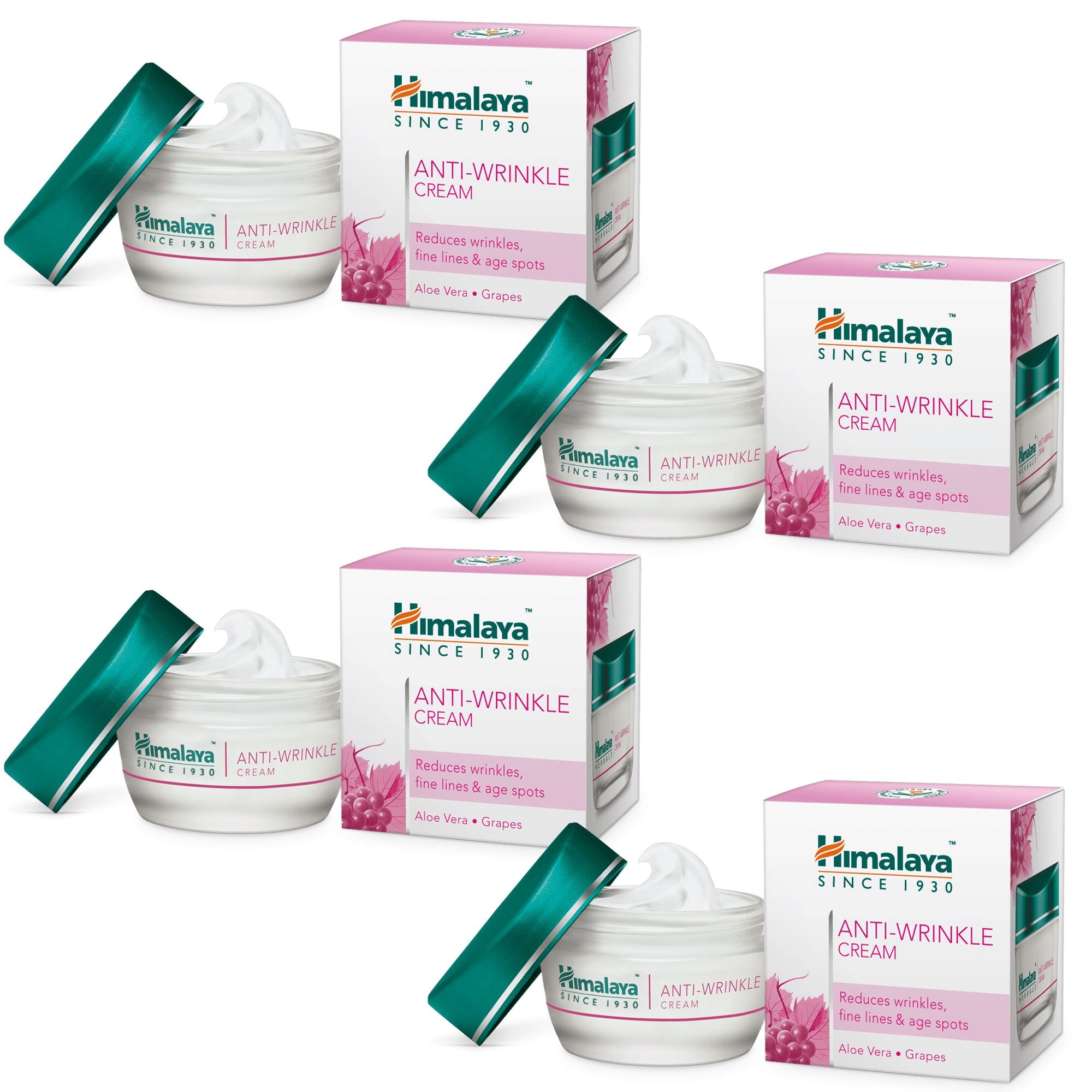 Himalaya Anti-Wrinkle Cream (Pack of 3) - Reduces wrinkles, fine lines and skin roughness
