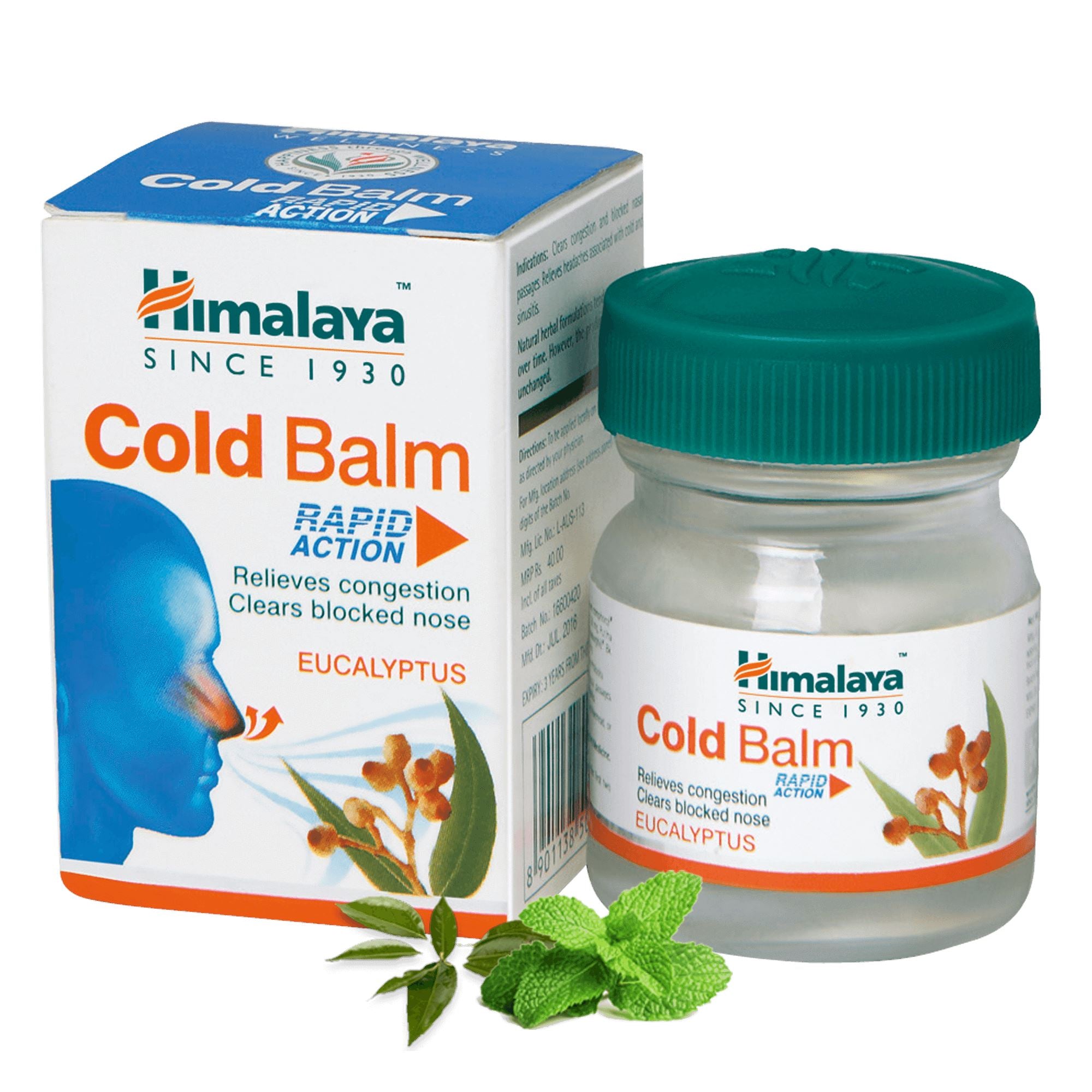 Himalaya Cold Balm - Relieves nasal and chest congestion