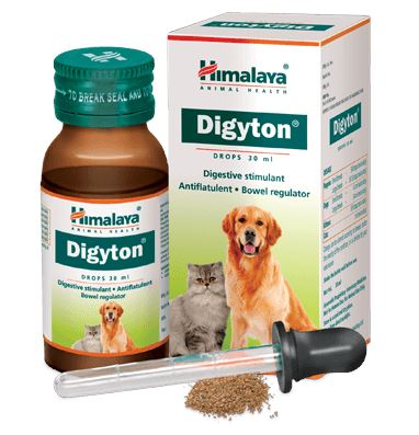 Himalaya Digyton Drops 30ml- Digestive stimulant and bowel regulator for pets