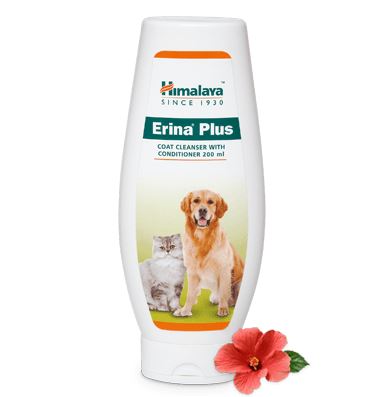 Himalaya Erina Plus Coat Cleanser with Conditioner 200ml- Promotes smooth hair coat for pets