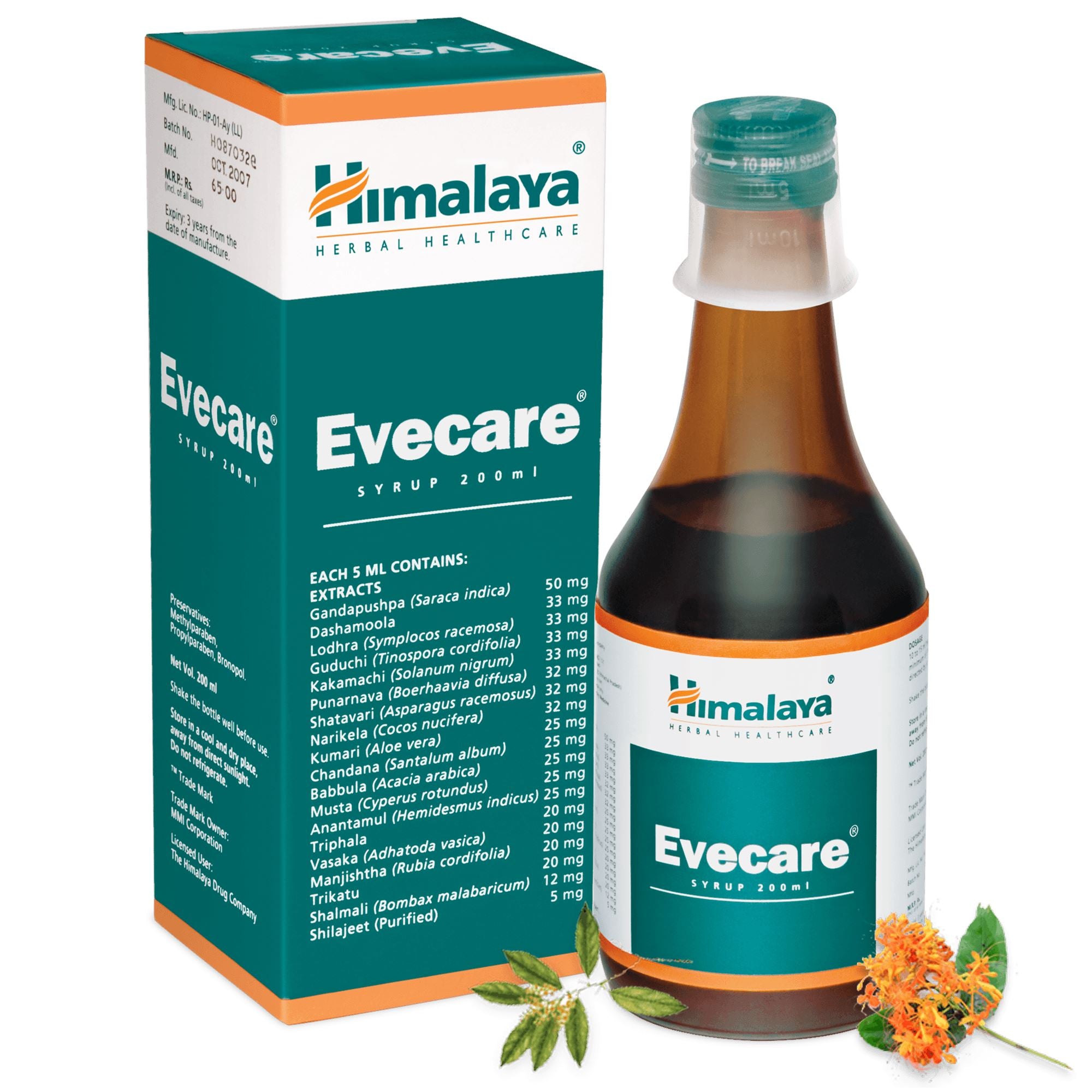 Himalaya Evecare Syrup - Syrup to promotes women's sexual health
