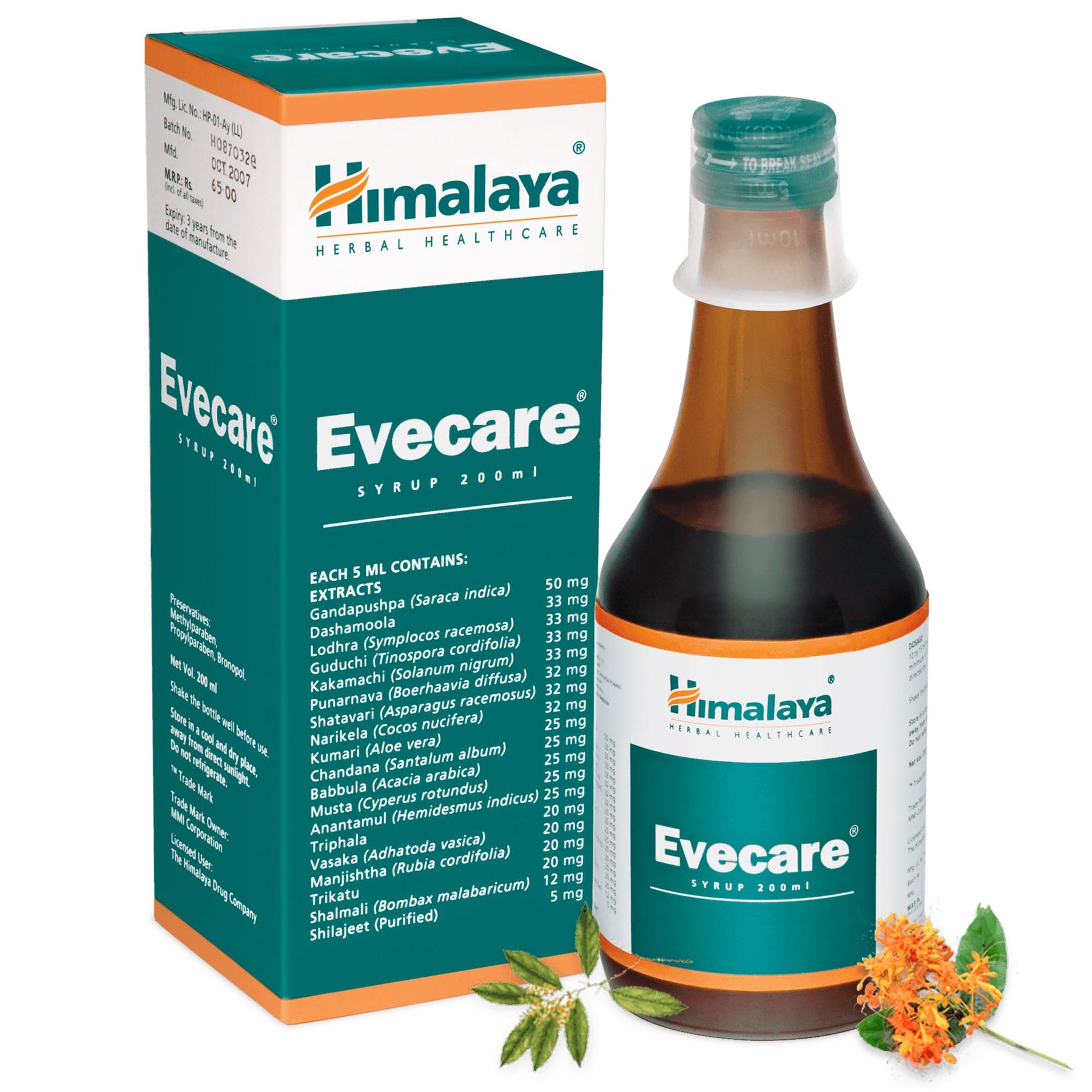 EVECARE SYRUP 200 ML EVECARE SYRUP 200 ML
