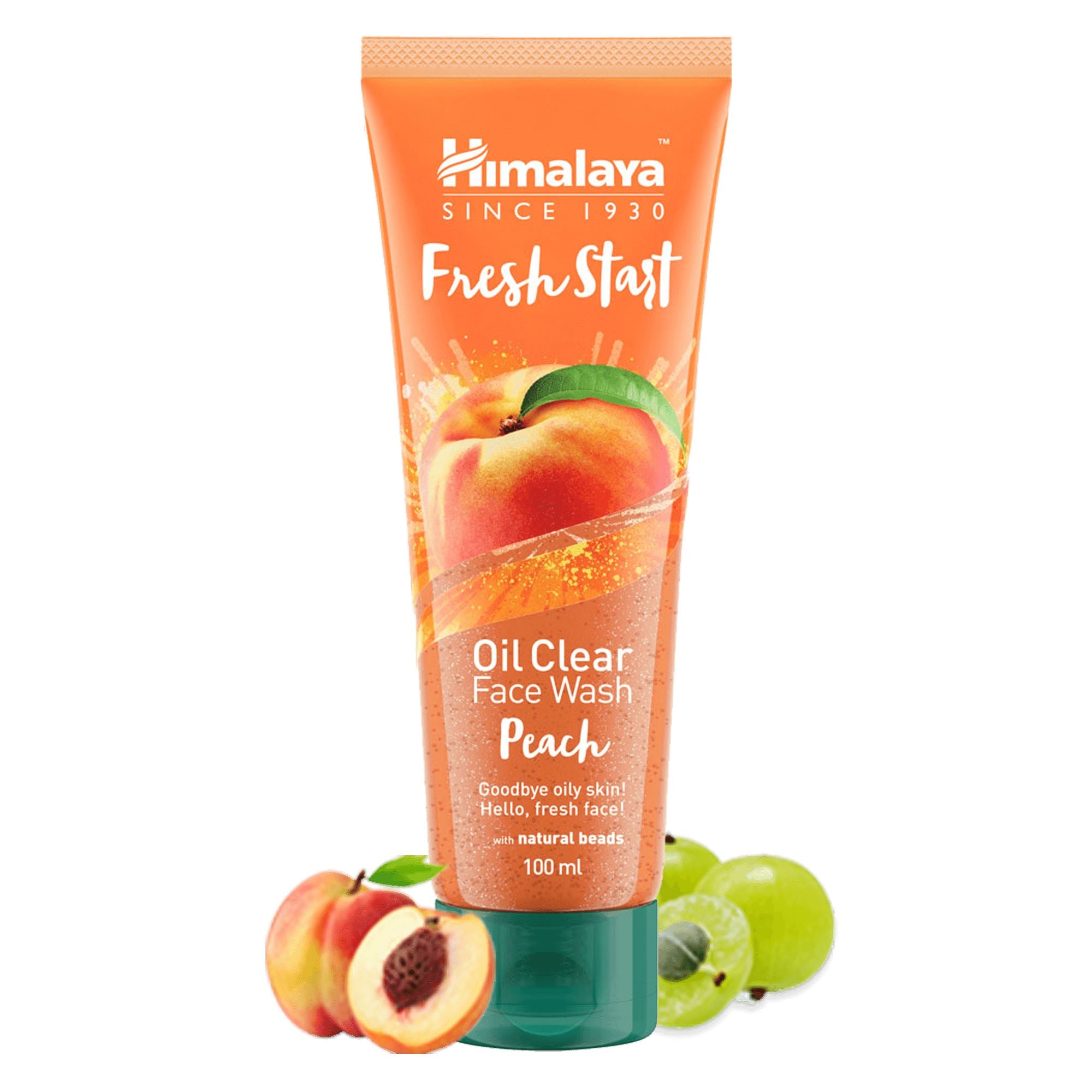 Himalaya Fresh Start Oil Clear Peach Face Wash - Helps remove excess oil, dirt, and impurities