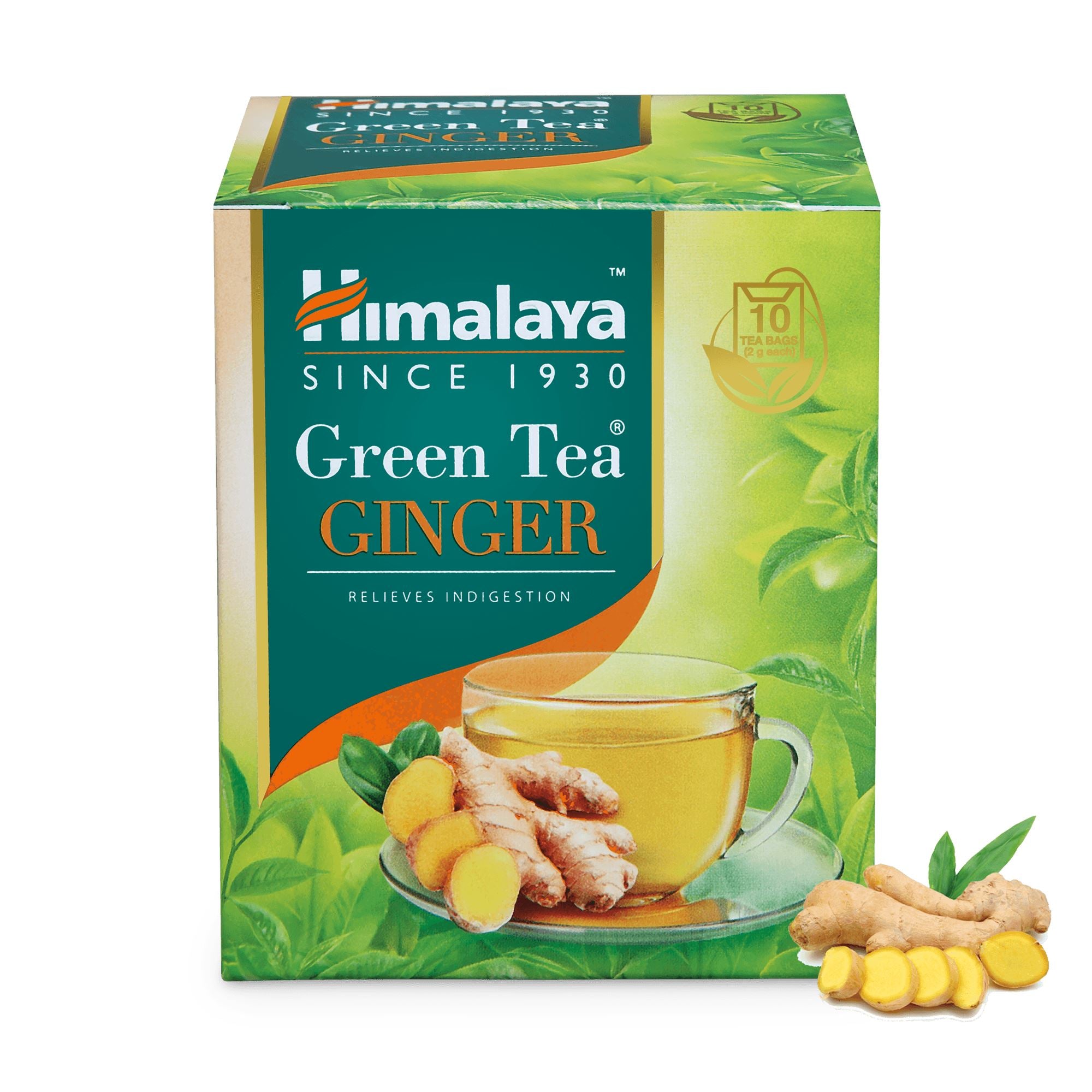 Himalaya Green Tea GINGER - Aids digestion and metabolism