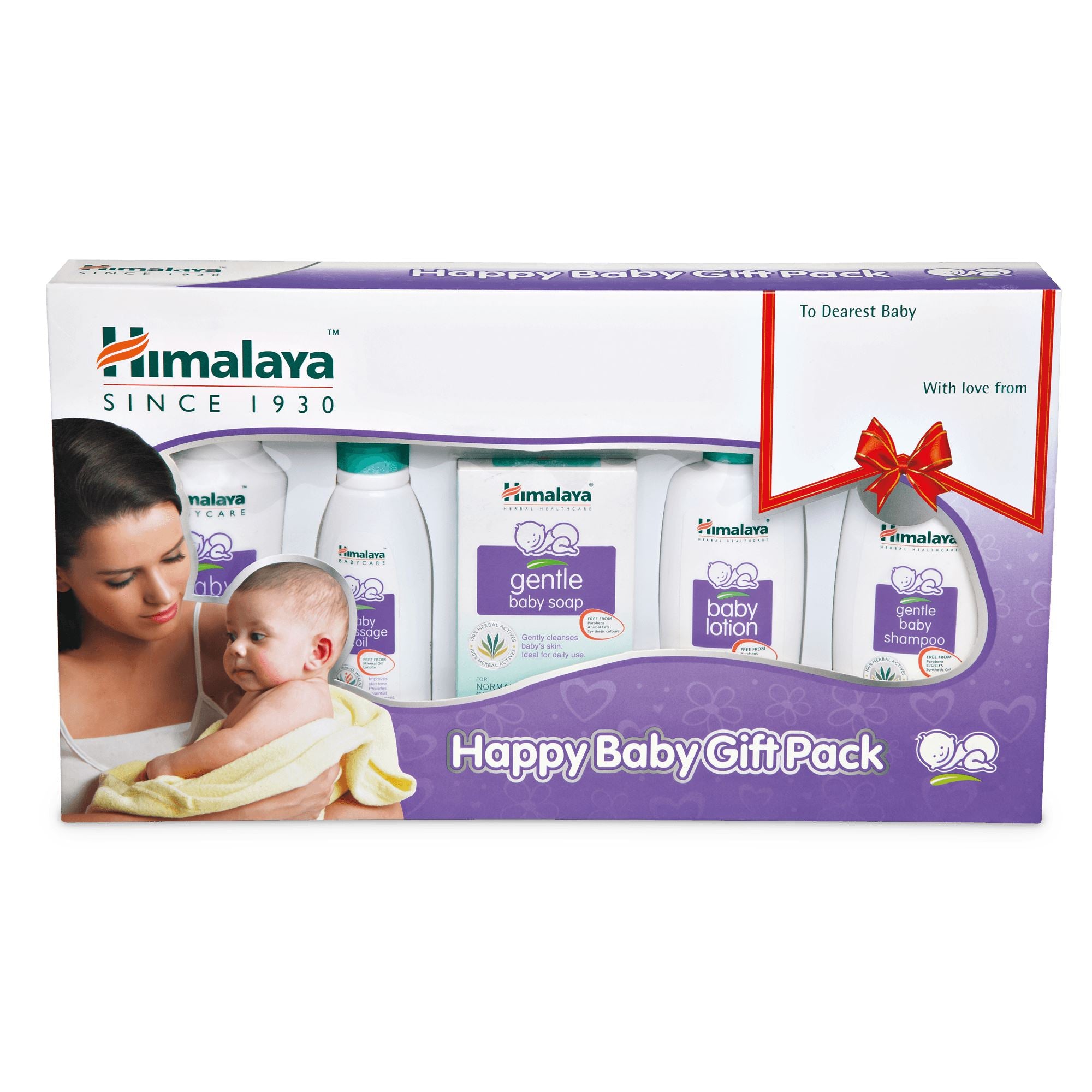 Himalaya Baby Gift Pack 5 in 1 - Shampoo, cream, rash cream, soap, and lotion