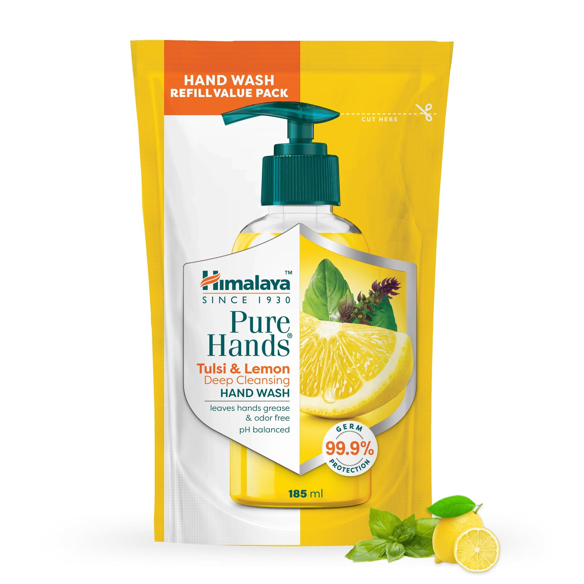 Himalaya Pure Hands Tulsi & Lemon Deep Cleansing Hand Wash 185ml
