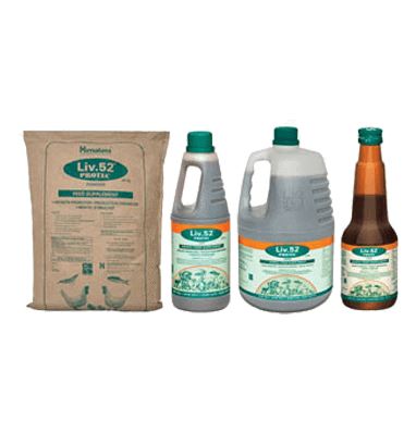 Himalaya Liv 52 protec Poultry 220ml, 500 ml, 5 Liter and 20 Kg - ensures better energy metabolism
