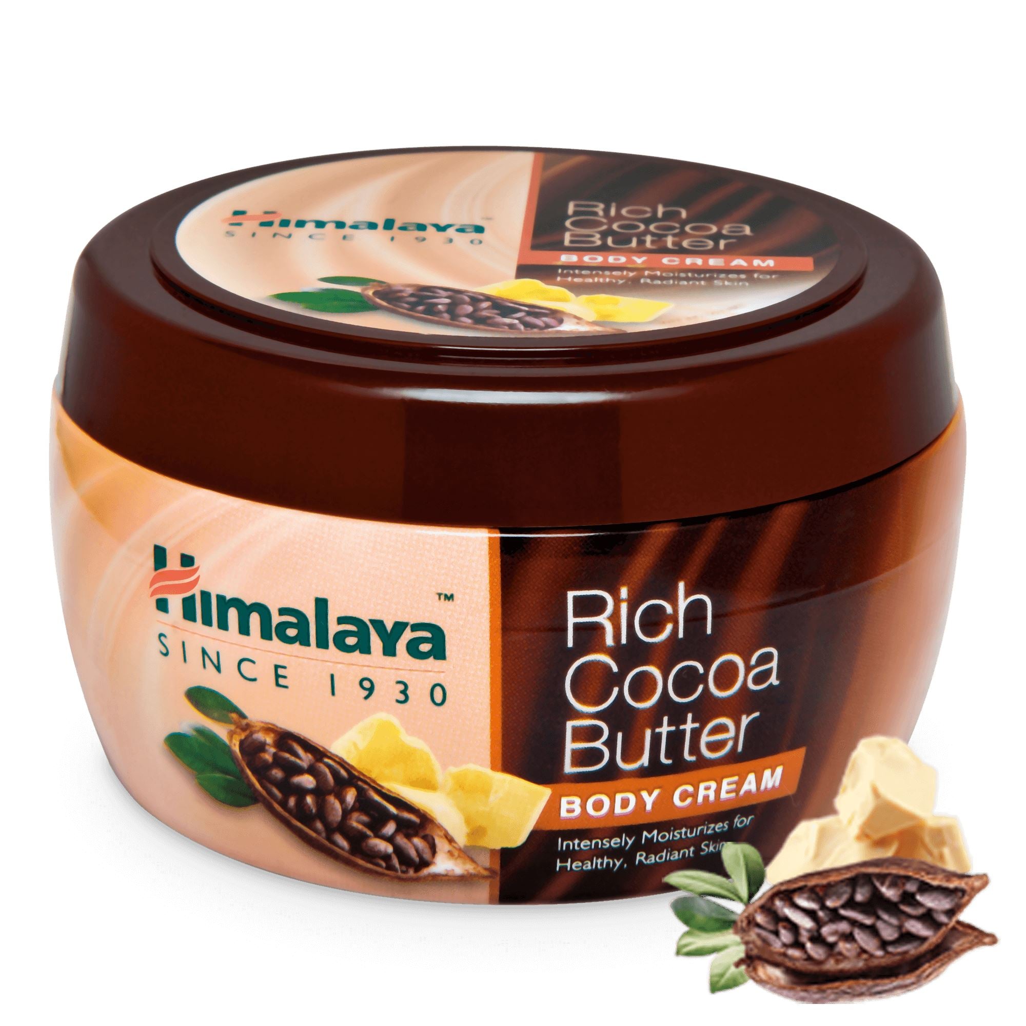 Himalaya Rich Cocoa Butter Body Cream - Intensely moisturizes for healthy, radiant skin
