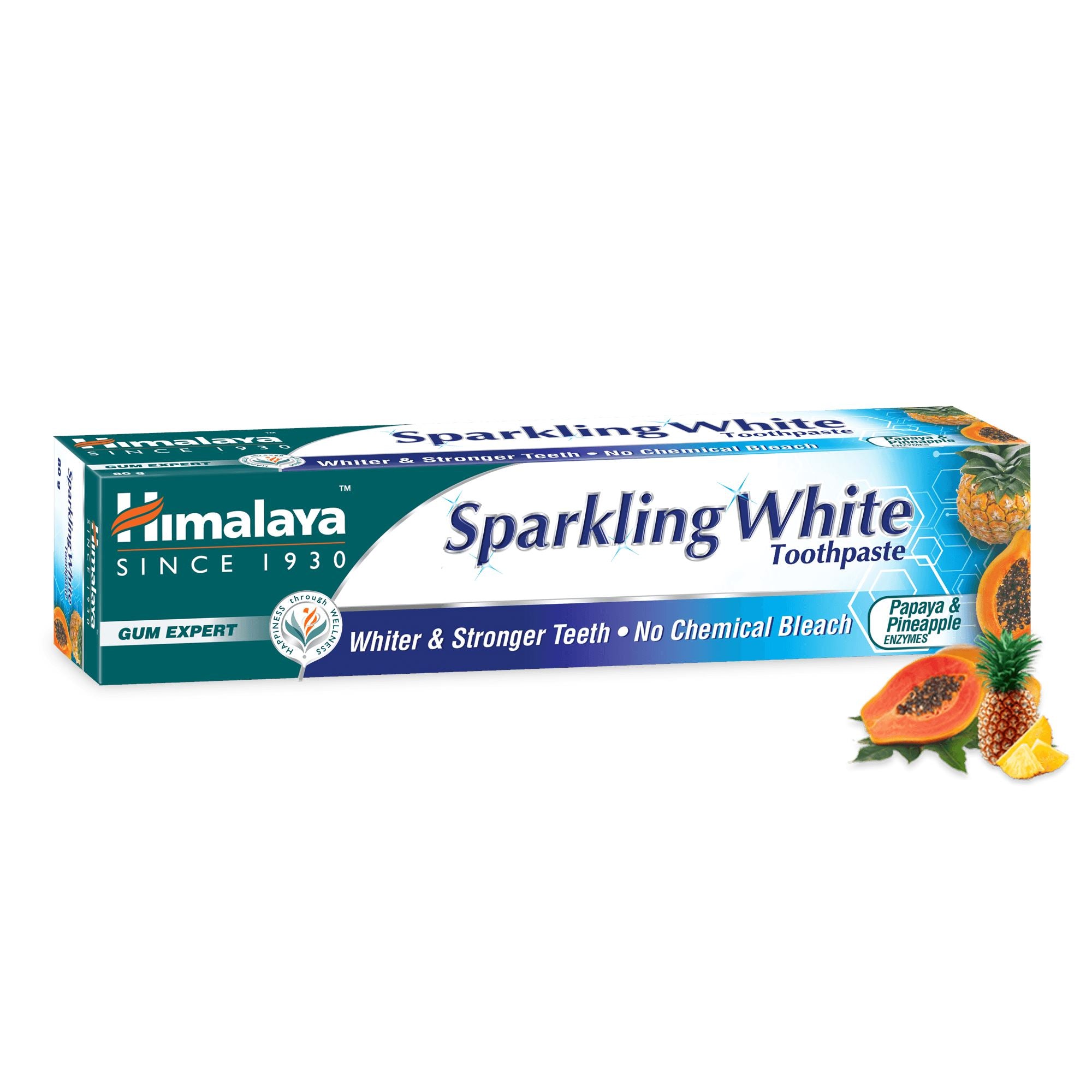 Himalaya Sparkling White Toothpaste - Gently removes surface stains on your teeth